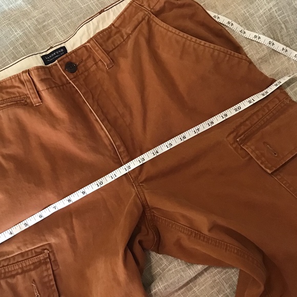 Pumpkin colored cargo pants - Picture 4 of 14